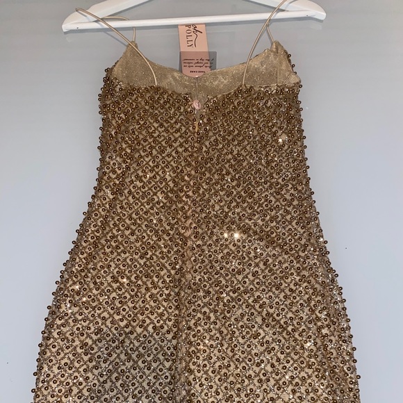 Dresses | Gold Beaded Mini Dress | Poshmark Dresses | Gold Beaded Mini Dress | Poshmark